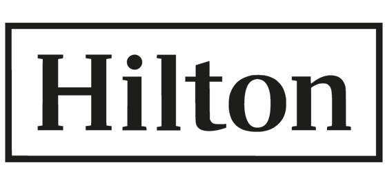 Hilton logo.
