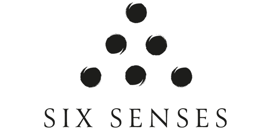 Six Senses logo.