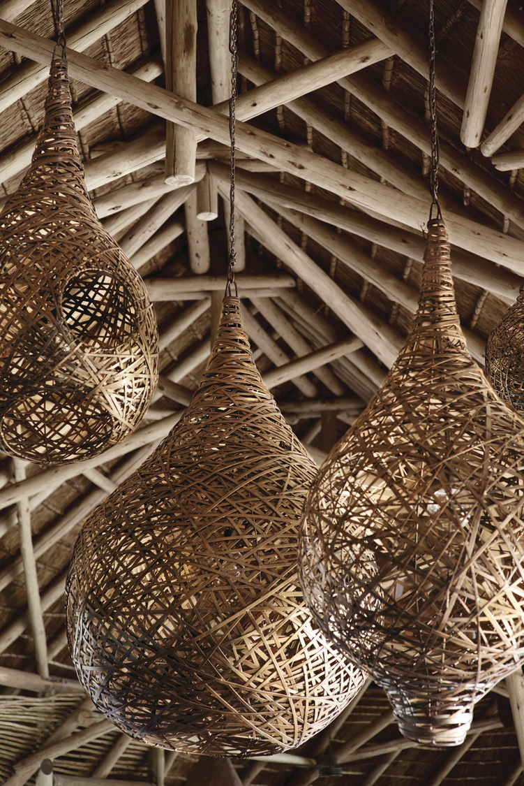 A luxury African safari lodge, characterised by design rooted in cultural nuance and bespoke details throughout.