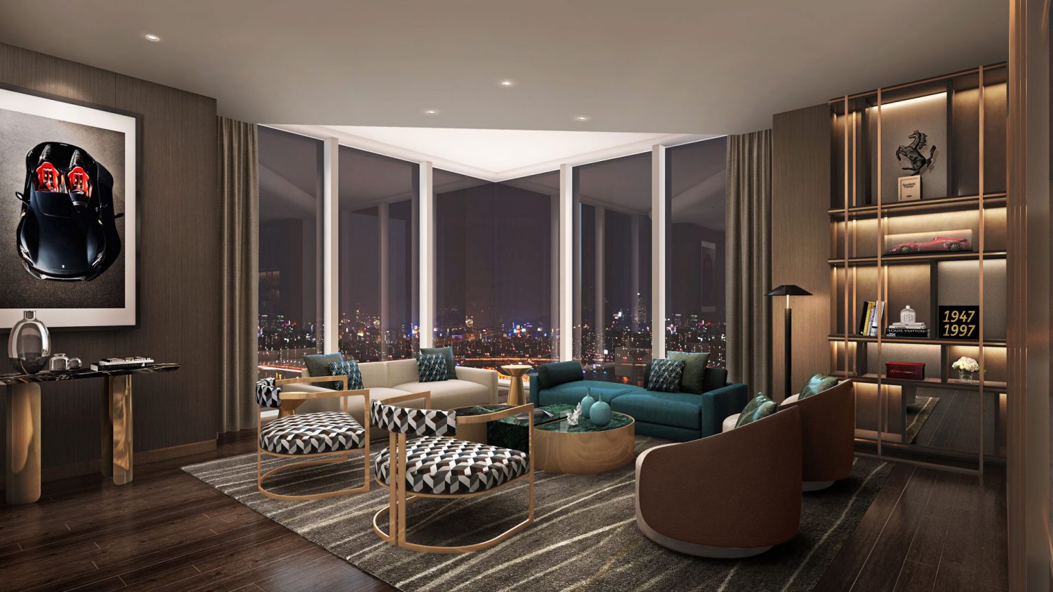 perspectives-04-HBA-Yeouido-Parc-1-Tower-2-Exclusive-Lounge-Night-Scene